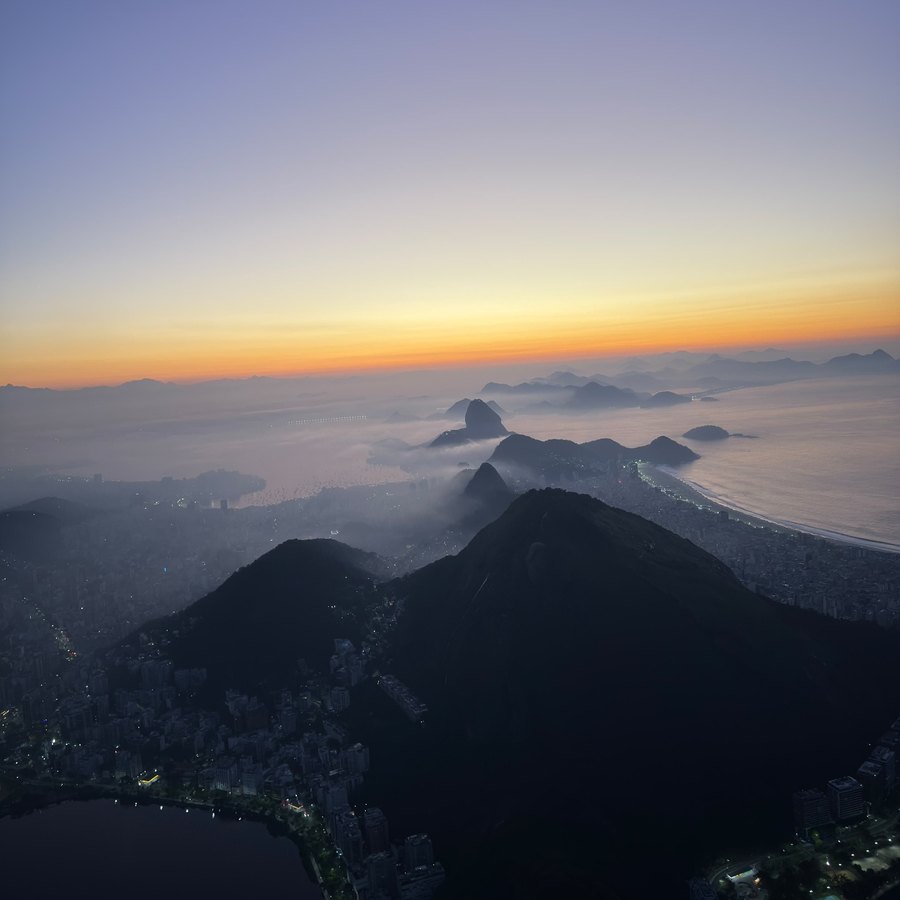 Tijuca Forest canopy from above